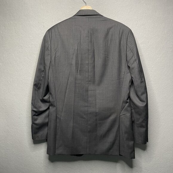 Michael Michael Kors Mens Gray 2 Piece Pinstripe Wool Suit 38R - Picture 7 of 11